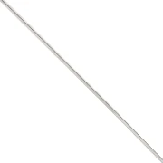 0.9 mm Square Serpentine Chain - 925 Sterling Silver x 50 cm