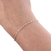 1.15 mm Fancy Link Chain - 925 Sterling Silver x 50 cm