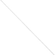 1.35 mm Filed Jaseron Chain - 925 Sterling Silver x 50 cm