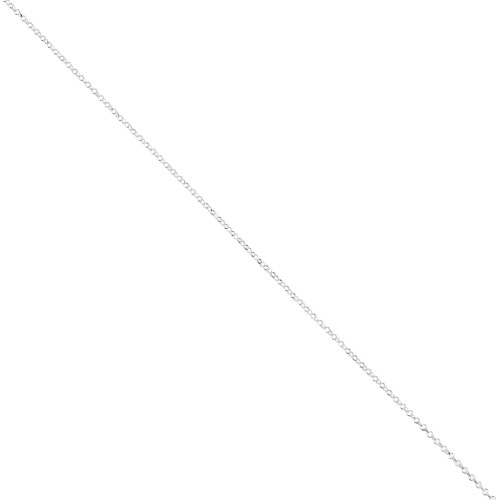 1.35 mm Filed Jaseron Chain - 925 Sterling Silver x 50 cm