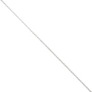 1.7 mm Filed Jaseron Chain - 925 Sterling Silver x 50 cm