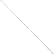 1.7 mm Filed Jaseron Chain - 925 Sterling Silver x 50 cm