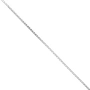 0.80 mm Mirrored Venetian Link Chain - 925 Sterling Silver x 50 cm