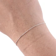 0.80 mm Mirrored Venetian Link Chain - 925 Sterling Silver x 50 cm