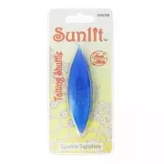 Navette - Tatting Shuttle Sunlit Sparkle Sapphire x1