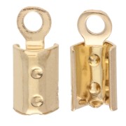 Round Lace Pliers 2 mm - Silver 925 Gilded x10|raw }}