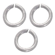 3x0.5 mm Open Rings - 304L Stainless Steel x100