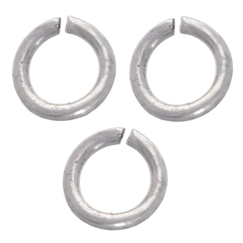 3x0.5 mm Open Rings - 304L Stainless Steel x100