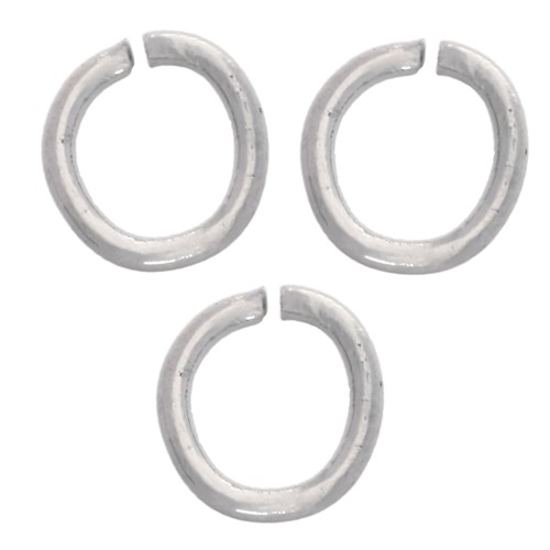 Open Rings 4x0.6 mm - 304L Stainless Steel x100