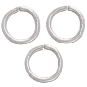Open rings, 5x0.7 mm - 304L stainless steel, 100 pieces