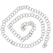 Open rings, 5x0.7 mm - 304L stainless steel, 100 pieces