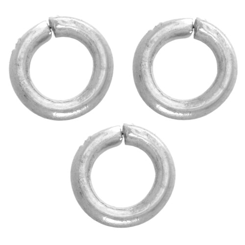 5x1 mm Open Rings - 304L Stainless Steel x100