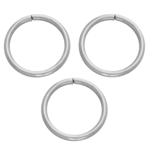 10x1 mm Open Rings - 304L Stainless Steel x50
