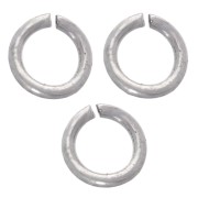 None - Open rings, 3x0.5 mm - 316L stainless steel, 100 pcs. Open rings, 3x0.5 mm - 316L stainless steel, 100 pcs.