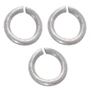 Open rings, 3x0.5 mm - 316L stainless steel, 100 pcs.