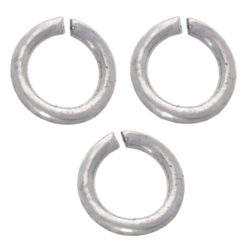 3x0.5 mm Open Rings - 316L Stainless Steel x100