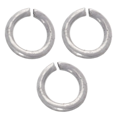 Open rings, 3x0.5 mm - 316L stainless steel, 100 pcs.