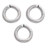 Open rings, 3x0.6 mm - 316L stainless steel, 100 pieces
