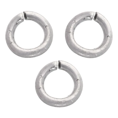 Open rings, 3x0.6 mm - 316L stainless steel x100