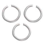 Open rings, 4x0.5 mm - 316L stainless steel, 100 pieces