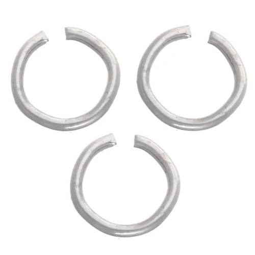 4x0.5 mm Open Rings - 316L Stainless Steel x100