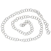 Open rings, 4x0.6 mm - 316L stainless steel, 100 pieces