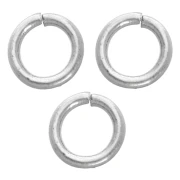 Open rings, 4x0.7 mm - 316L stainless steel, 100 pieces
