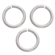 Open rings, 5 x 0.7 mm - 316L stainless steel, 100 pieces