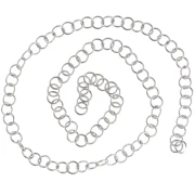 Open rings, 5 x 0.7 mm - 316L stainless steel, 100 pieces