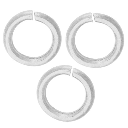 6x1 mm Open Rings - 316L Stainless Steel x100