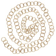 Open Rings 7x0.8 mm - Gold-Plated 316L Stainless Steel x100