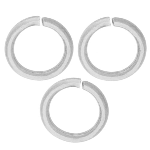 7x1 mm Open Rings - 316L Stainless Steel x100