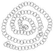 7x1 mm Open Rings - 316L Stainless Steel x100
