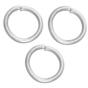 8x1 mm Open Rings - 316L Stainless Steel x100|raw }}
