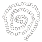 8x1 mm Open Rings - 316L Stainless Steel x100
