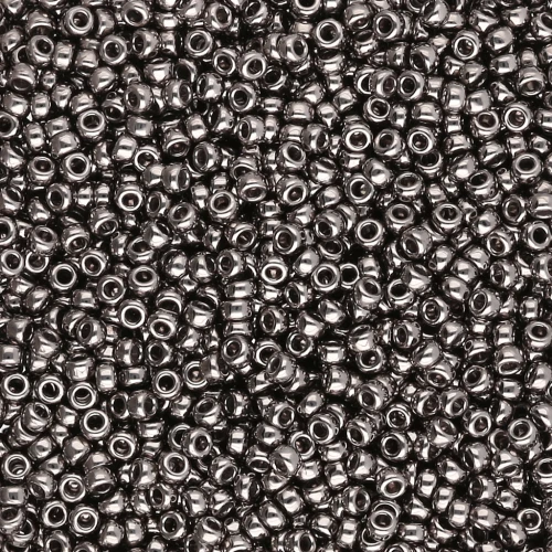 Miyuki 15/0 190 Seed Beads - Nickel-Plated x 50 g