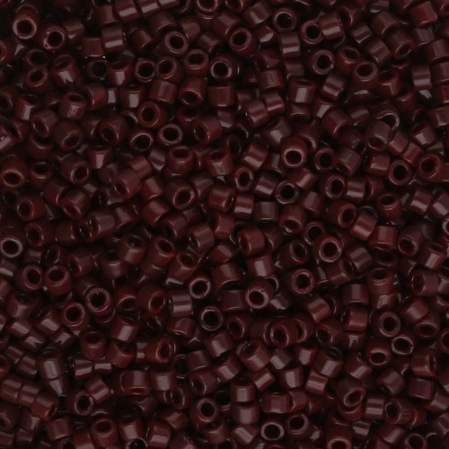 Miyuki Delica 11/0 DB0734 - Opaque Chocolate, 100g package