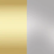 Set of 3 embossing metal sheets 20x20 cm - Artemio - Pale gold - Silver plated