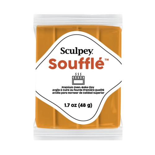 Sculpey Soufflé Clay, 48 g - Crème Brûlée (No. 6091)