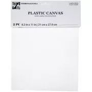 Canvas Plastic sheet to cut 21x27.9cm n°14 x2