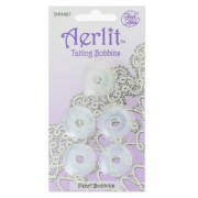 Assortment of 5 Aerlit Tatting Bobbins Pearl|raw }}