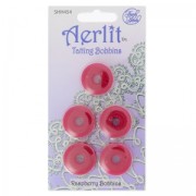 Assortment of 5 Aerlit Tatting Bobbins Raspberry|raw }}