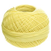 Lemon - Lizbeth cotton thread, size 20 - Light Lemon #614, 192 m Lizbeth cotton thread, size 20 - Light Lemon #614, 192 m
