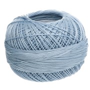 Denim Blue - Lizbeth cotton thread, size 20 - Light Denim Blue, No. 650, 192 m Lizbeth cotton thread, size 20 - Light Denim Blue, No. 650, 192 m