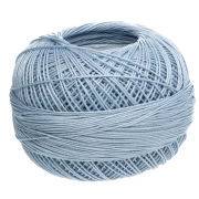 Lizbeth cotton thread, size 20 - Light Denim Blue, No. 650, 192 m