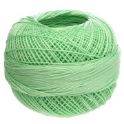 Lime Green - Lizbeth cotton thread, size 20 - Lime Green Medium, No. 677, 192 m Lizbeth cotton thread, size 20 - Lime Green Medium, No. 677, 192 m