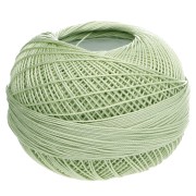 Pistachio - Lizbeth cotton thread, size 20 - Pistachio Light Green, No. 681, 192 m Lizbeth cotton thread, size 20 - Pistachio Light Green, No. 681, 192 m