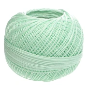 Lizbeth cotton thread, size 20 - Mint Light, No. 689, 192 m