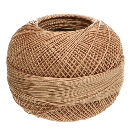 Lizbeth cotton thread, size 40 - Maple Butter #715, 274 m