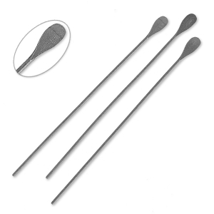 Drops head pin 51x0,7 mm gunmetal tone x10